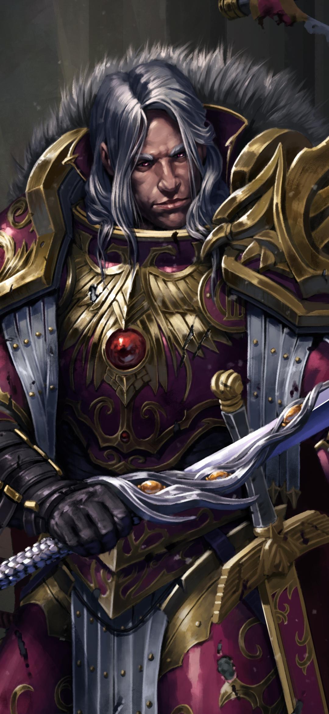 1080x2340 Fulgrim discovers the Blade of Laer, art