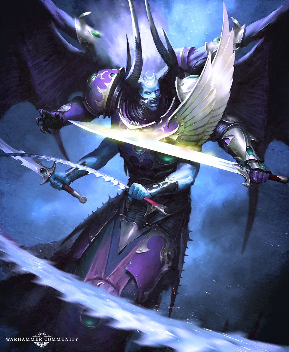 1000x1221 Kneel before the immaculate form of Fulgrim, Daemon Primarch of Slaanesh