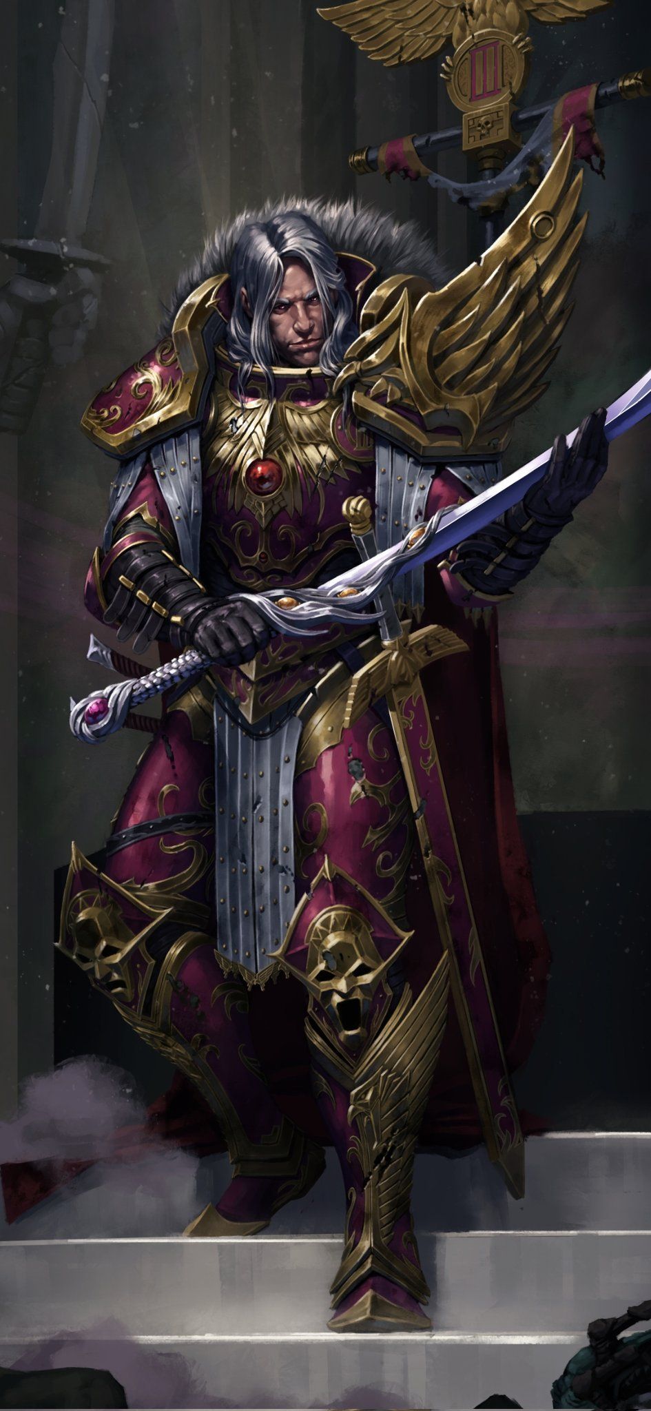 945x2048 Warhammer 40k artwork