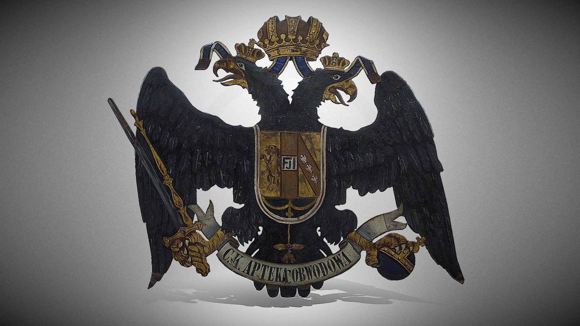 1920x1080 National emblem of the Austrian Empire Free 3D model by Virtual Museums of Małopolska [69b622c]