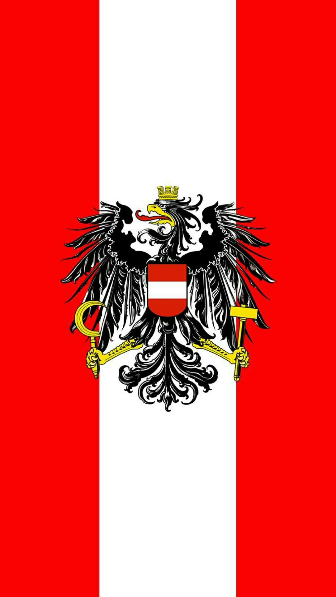 1079x1920 Austria Flag Wallpaper HD