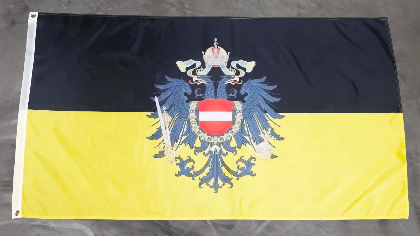 1600x900 Flag Austria Hungary KuK Habsburg 90 x 150 cm : Amazon.de: Garden
