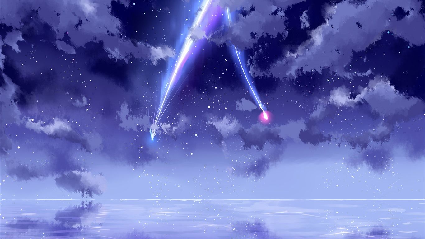 1366x768 Your Name, Beautiful Sky, Meteor, Anime 1125x2436 IPhone 11 Pro XS X Wallpaper, Background, Picture, Image