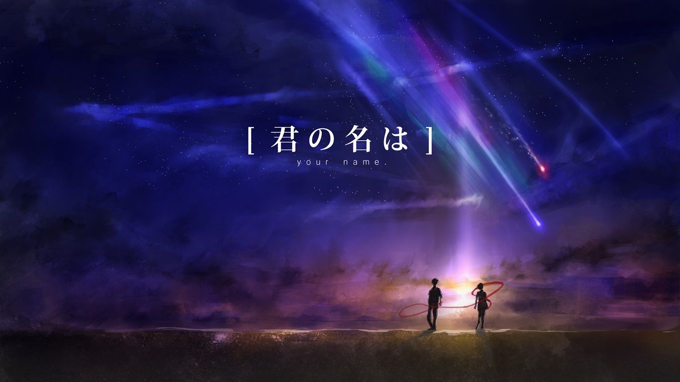 1366x768 Wallpaper Your Name, anime movie, beautiful night, meteor 2880x1800 Picture, Image