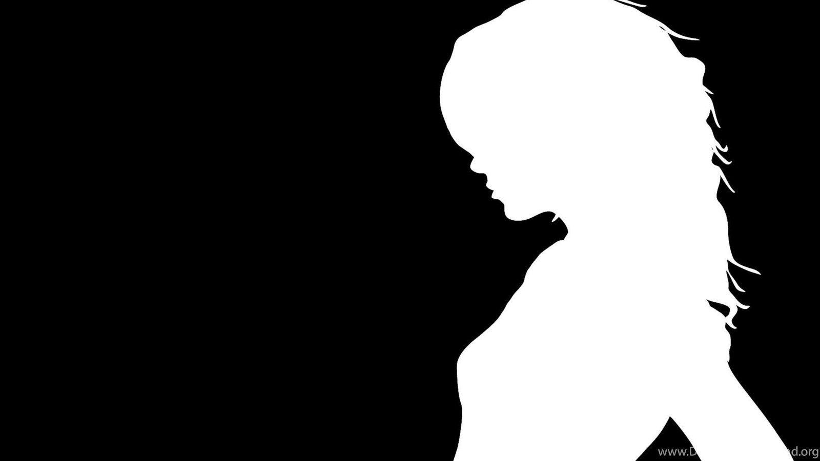 1600x900 Girl Silhouette Wallpaper Desktop Background