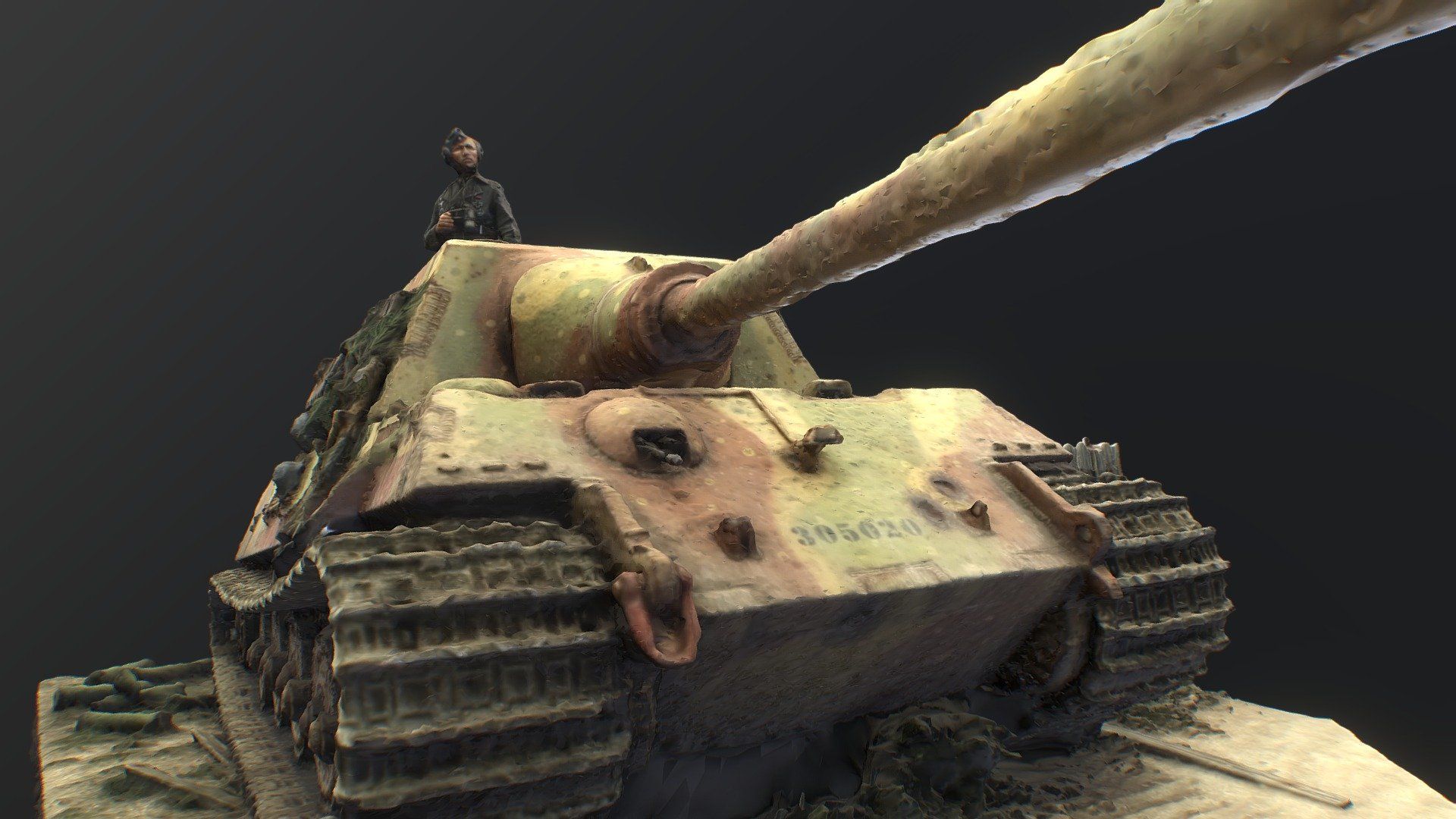 1920x1080 Jagdtiger from [Night Shift] Free 3D model by Th3DEAD [3c9c268]