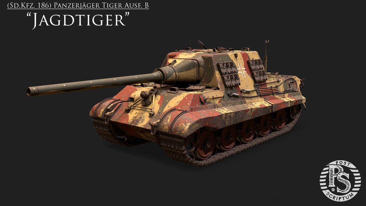 1200x675 SQUAD 44 milsim on X: Is there such a thing as overkill? if so it's the Panzerjäger Tiger Ausf. B. The Jagdtiger is a Heavy Tank Destroyer developed