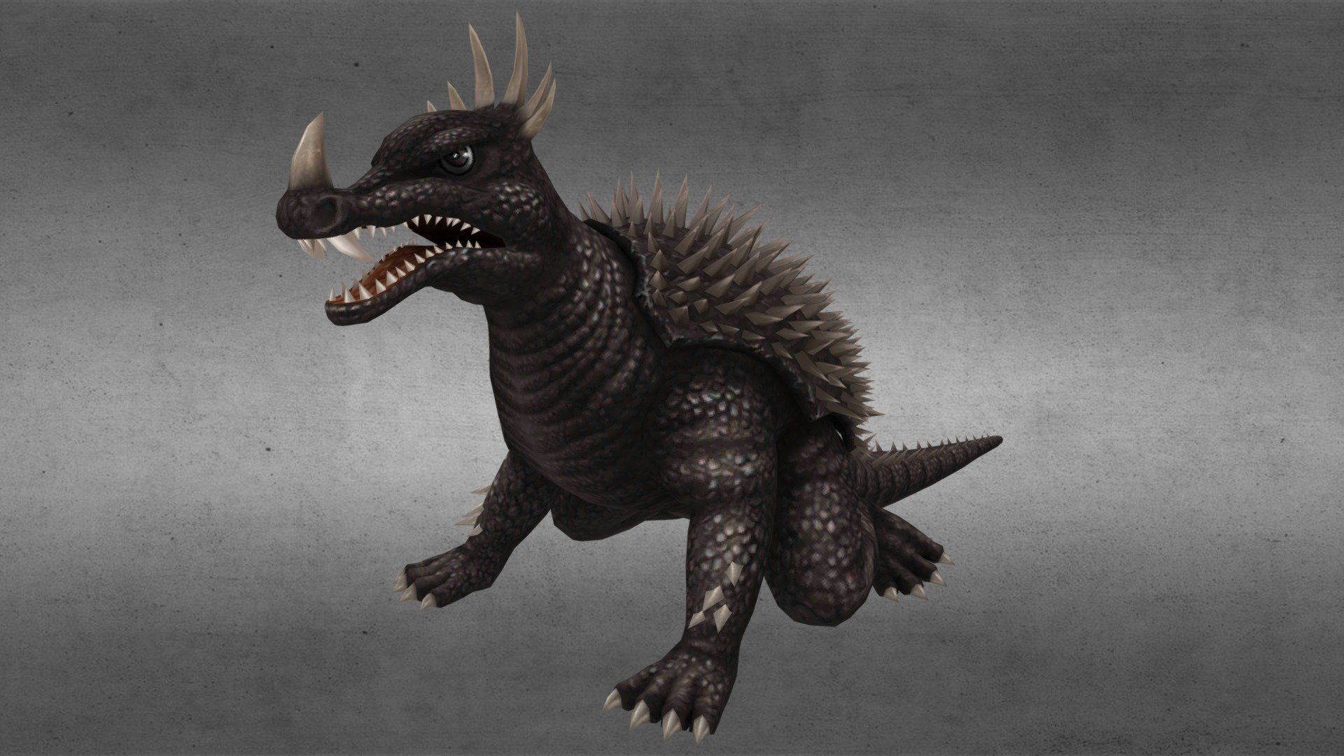 1920x1080 Showa Anguirus Free 3D model by Kaiju Models For Free [2bb005c]