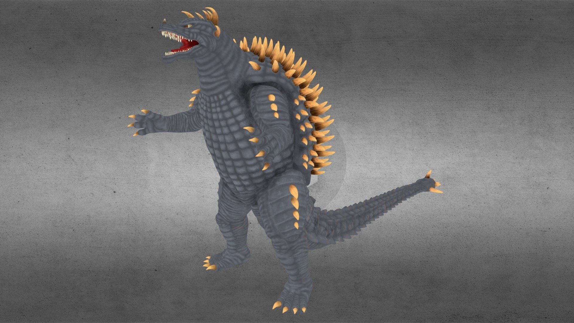 1920x1080 Final Wars Anguirus Free 3D model by Kaiju Models For Free [b74d2ee]