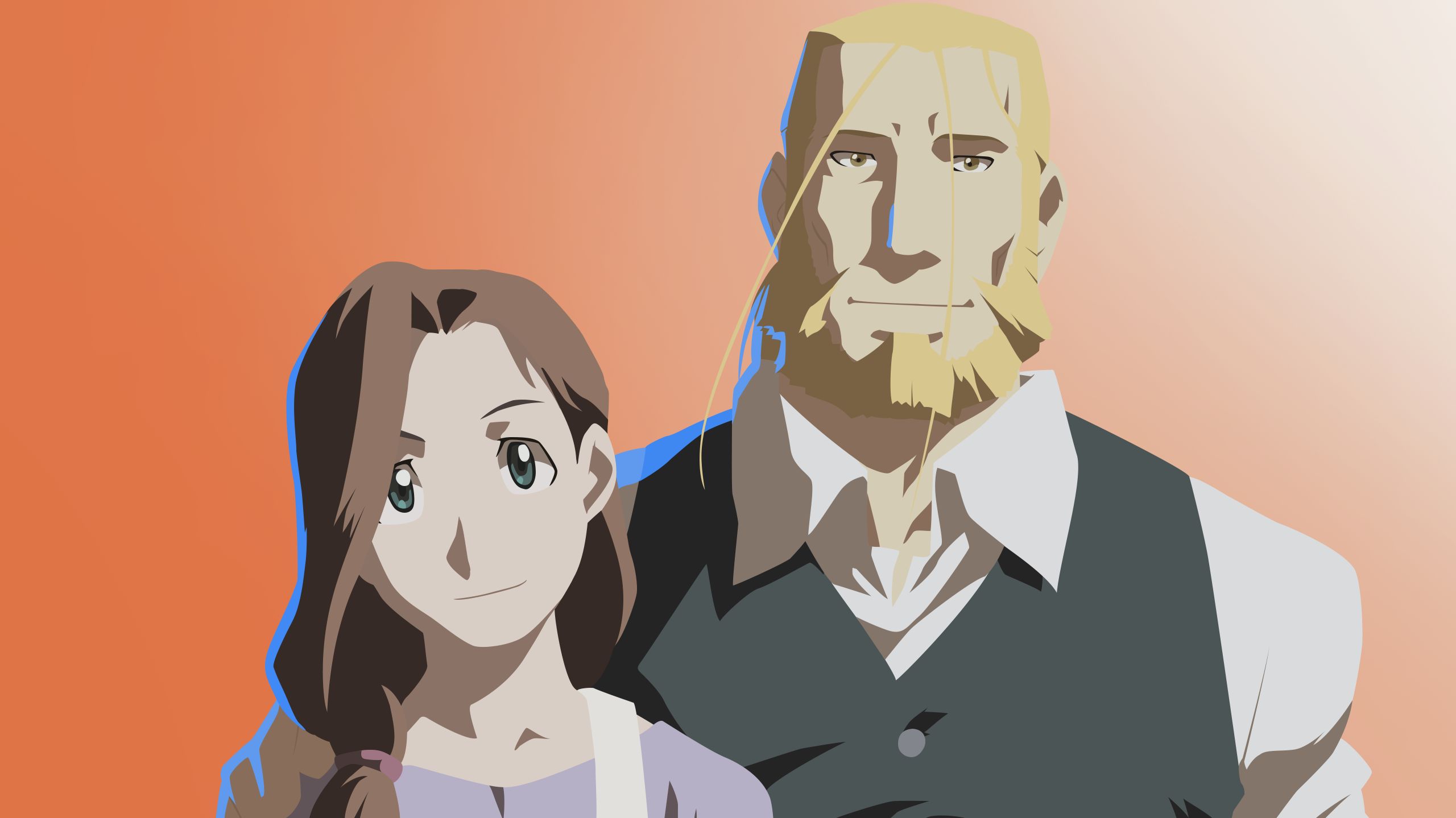 2560x1439 Phone wallpaper: Anime, Fullmetal Alchemist, Trisha Elric, Van Hohenheim 241114