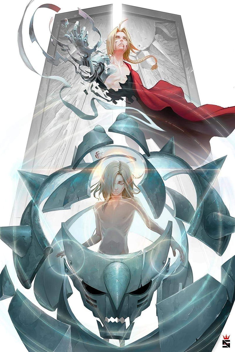 800x1200 Van Hohenheim, beard, male, anime, glasses, fullmetal alchemist, blonde hair, HD wallpaper