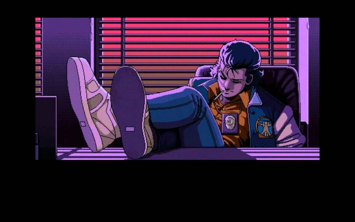 1152x720 Synthwave Electro Livestream. Video game anime aesthetic, 80s pixel art, Metal gear
