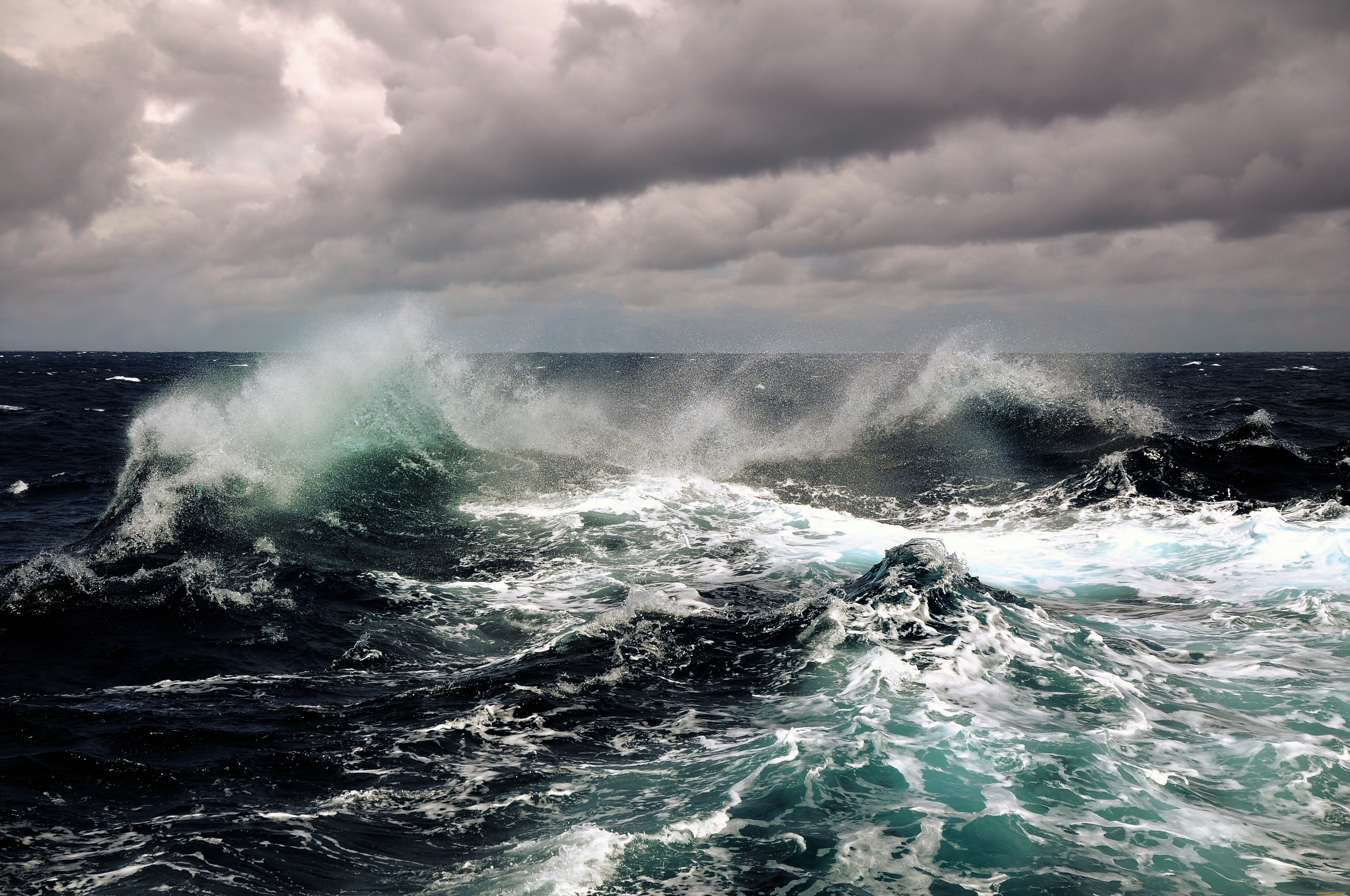 6000x3984 storm, Weather, Rain, Sky, Clouds, Nature, Sea, Ocean, Waves Wallpaper HD / Desktop and Mobile Background
