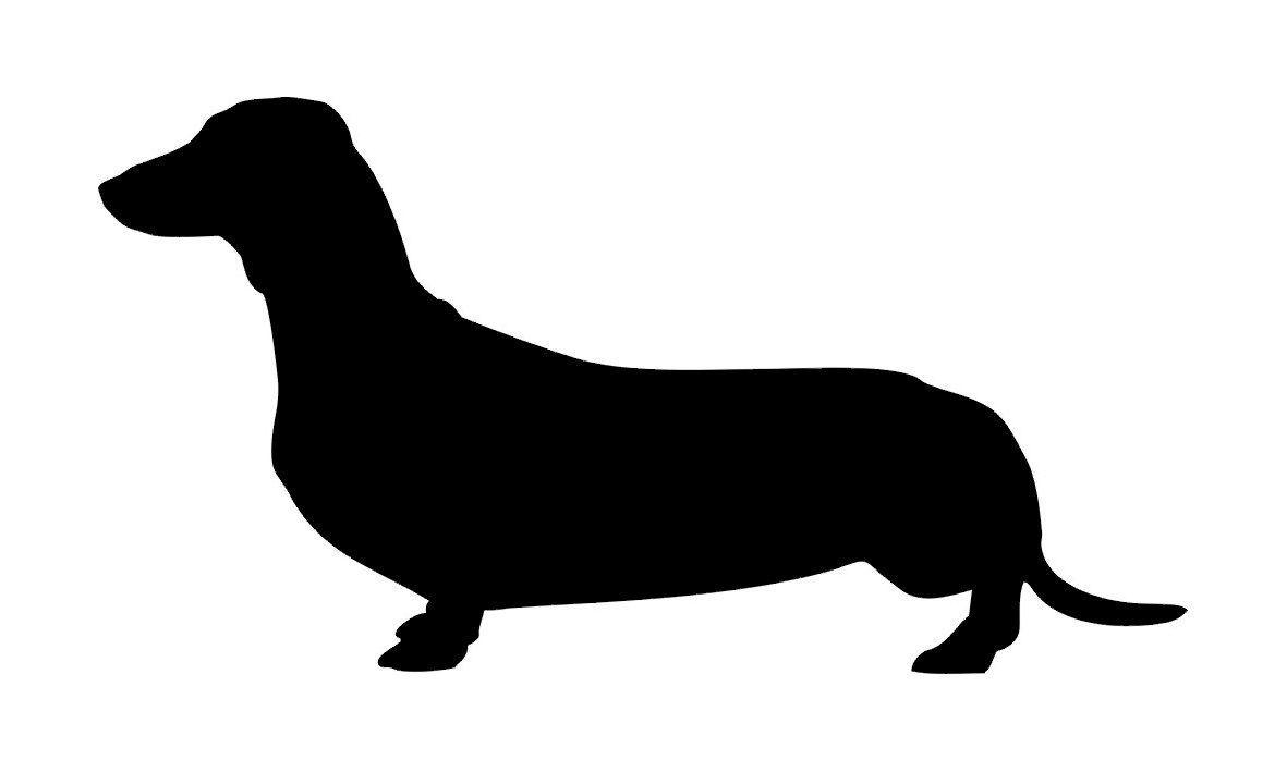 1181x709 Sausage Dog Silhouette
