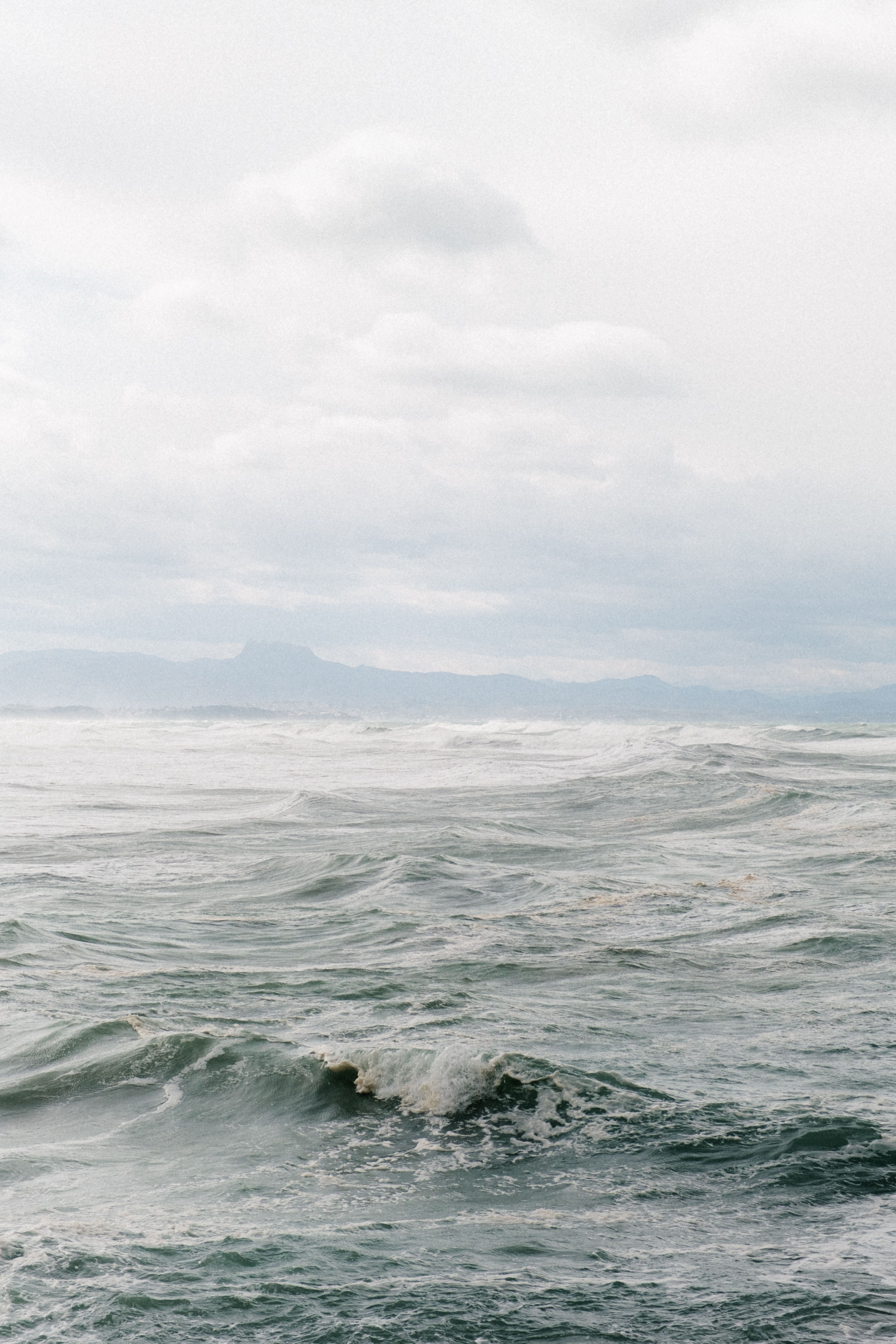 4160x6240 Rough Sea on a Cloudy Day · Free