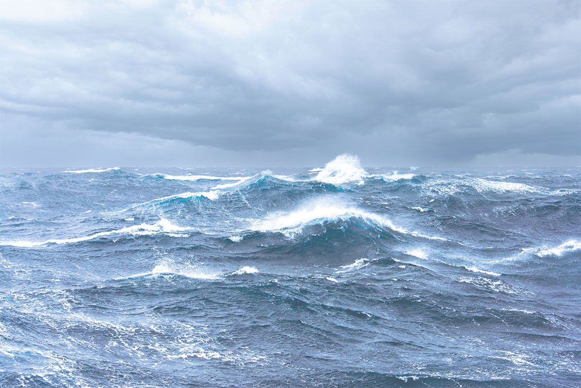 1198x800 Photo Wallpaper Ocean Sea Waves