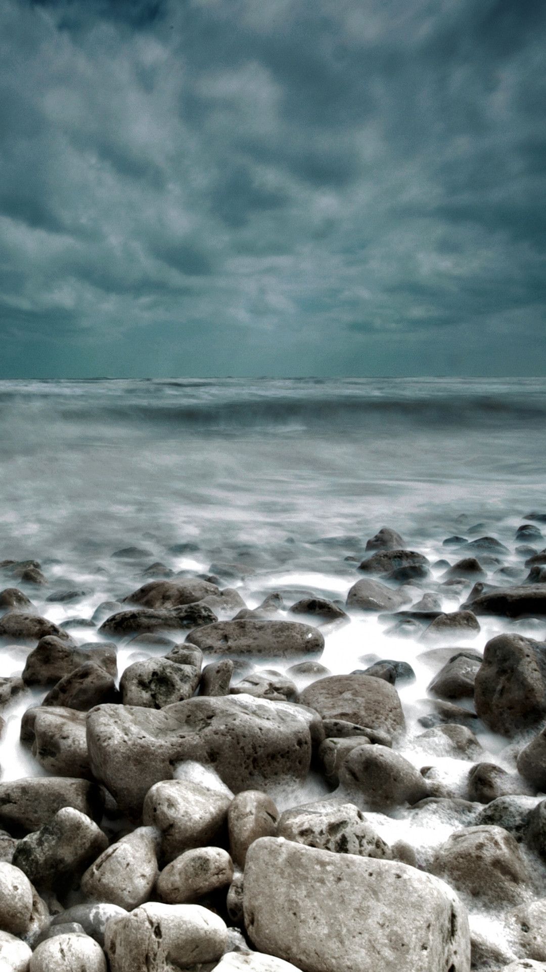 1080x1920 Stormy Ocean Wallpaper