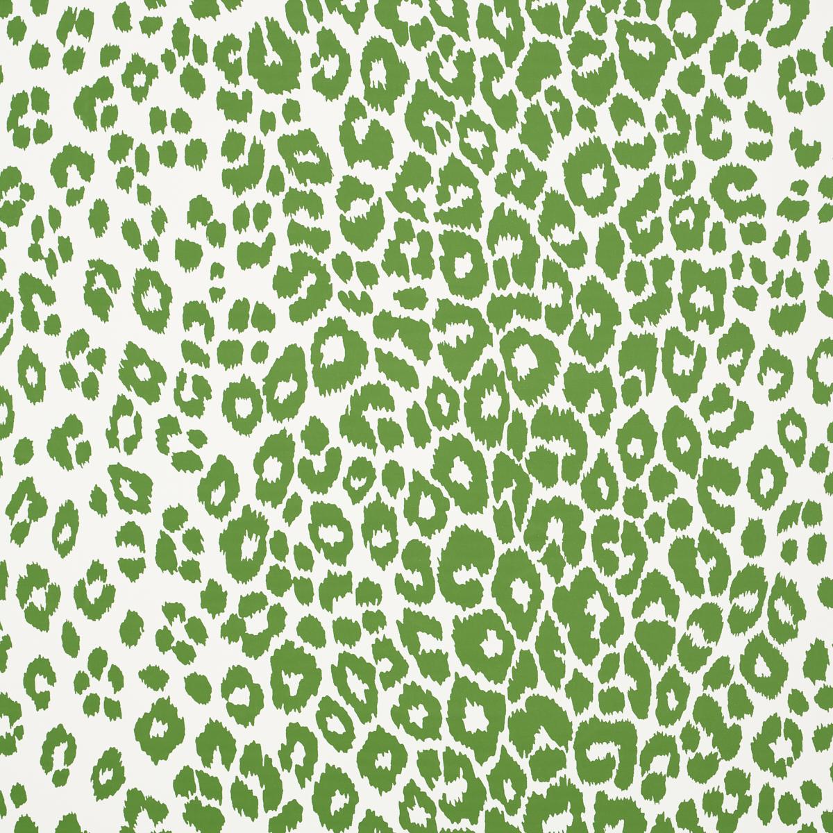 1200x1200 Schumacher Iconic Leopard Green Wallpaper