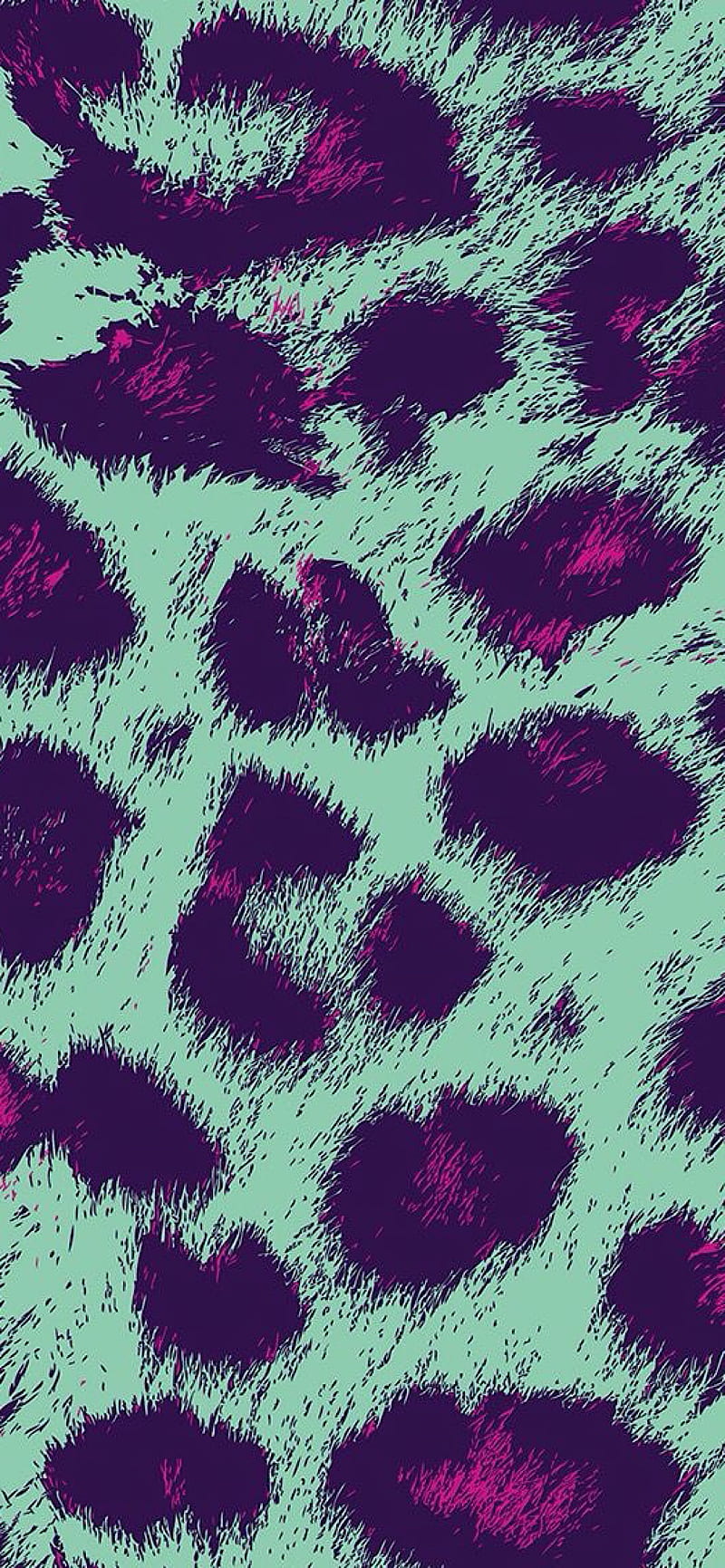 800x1731 Leopard Print, animal print, girly, green, leopard print, mint, pattern, pink, HD phone wallpaper