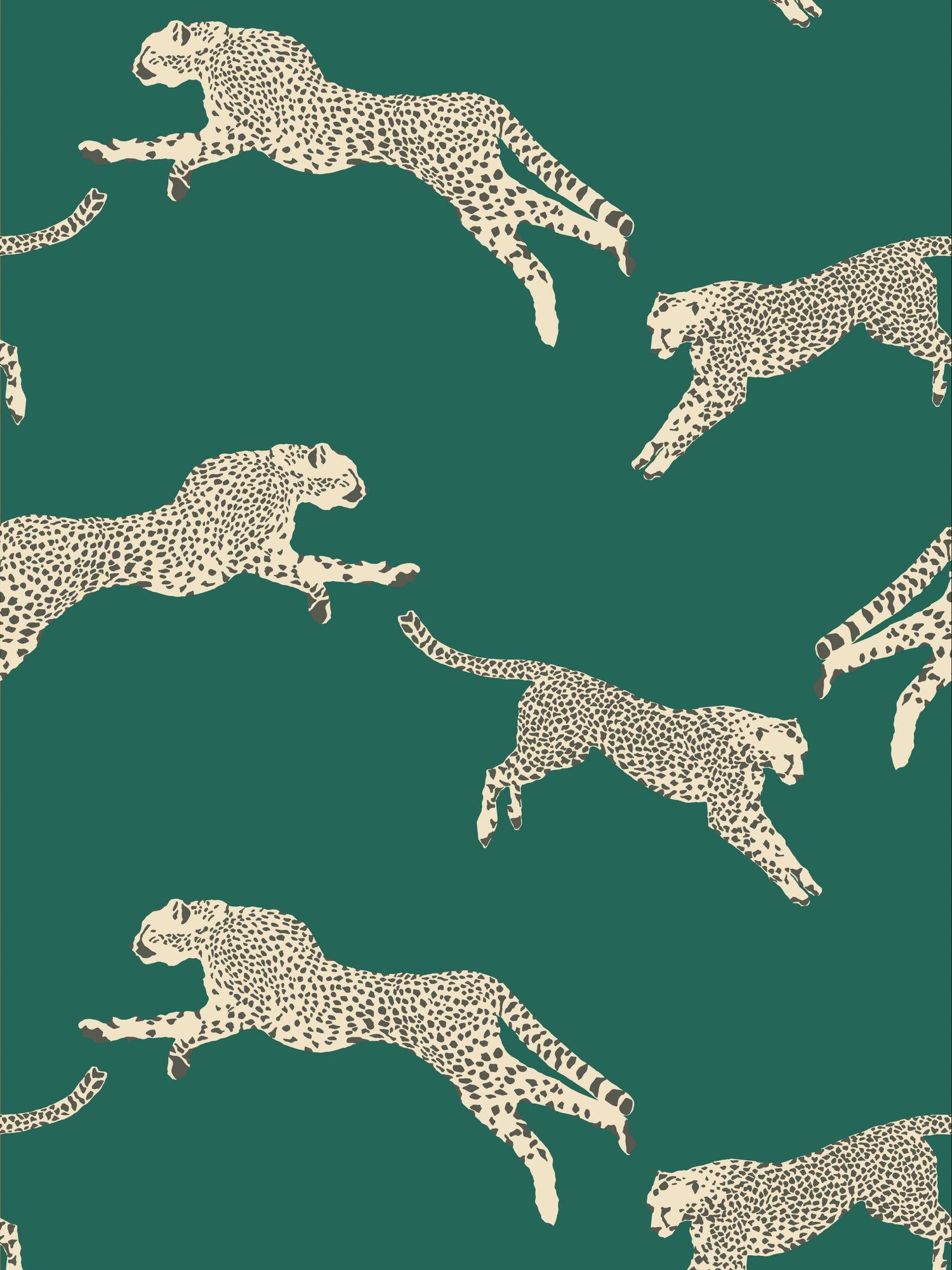 1500x2000 Scalamandre Leaping Cheetah Wallcovering