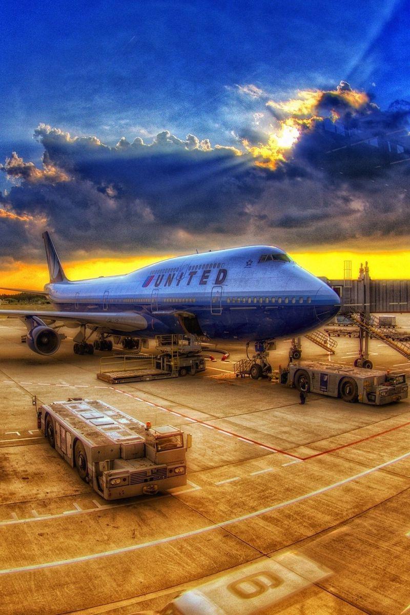 800x1200 Download Wallpaper 800x1200 Airport, Plane, Sky, Hdr Iphone 4s 4 For Parallax HD Background