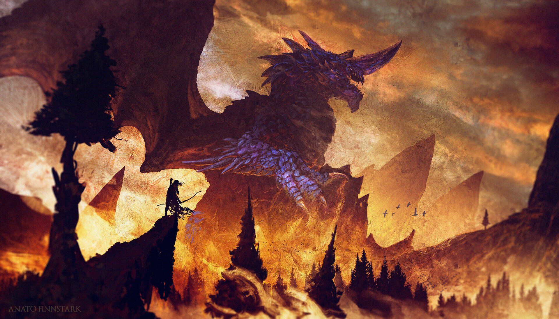 1920x1097 Download Fantasy Dragon HD Wallpaper