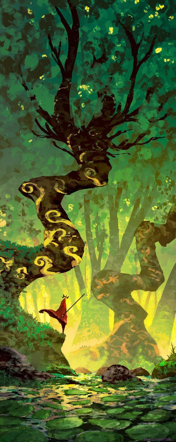 600x1502 The king's journey : Further in the forest, Anato Finnstark