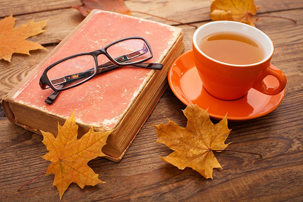 1280x853 Tea Books Autumn Wallpaper