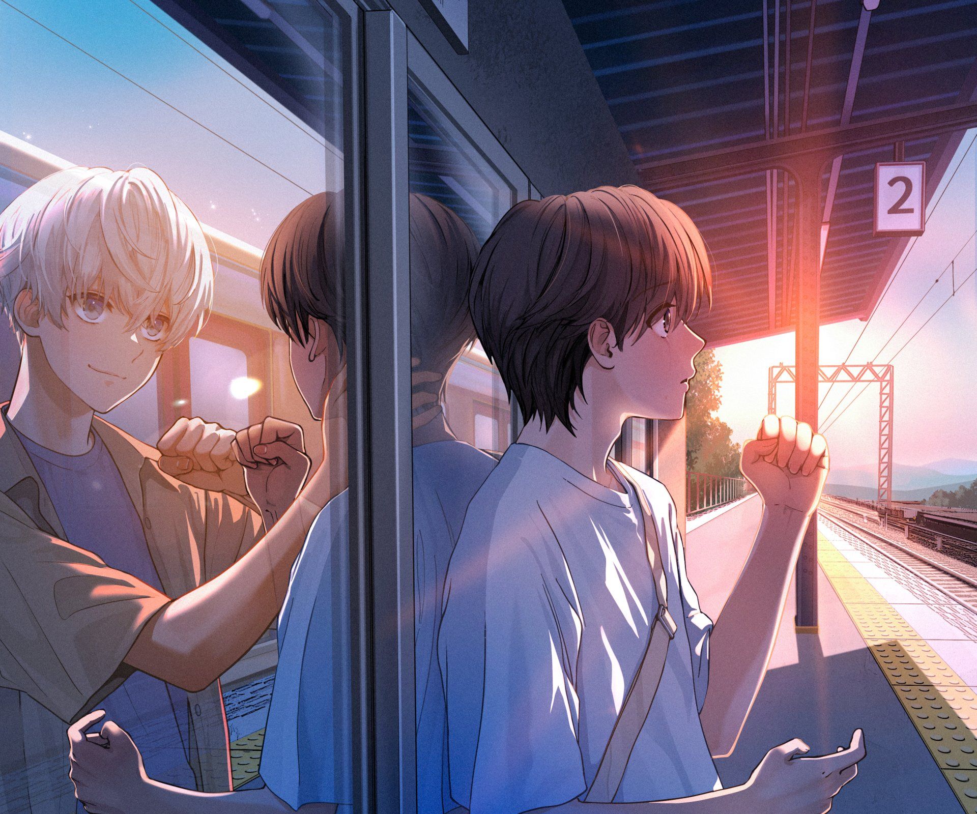 1920x1600 Trainbound Twilight