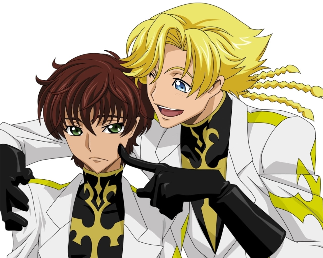 1280x1024 Two male anime characters HD wallpaper