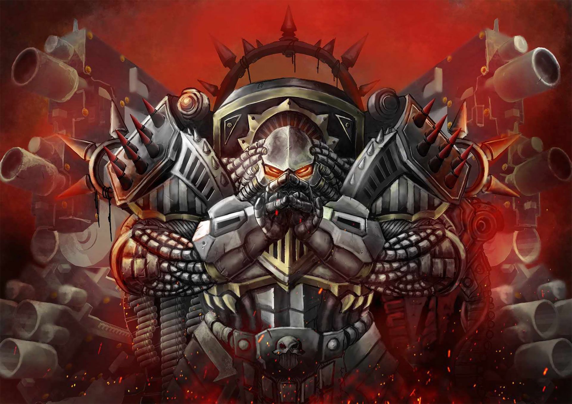 1920x1357 Perturabo Warhammer 40K Artwork
