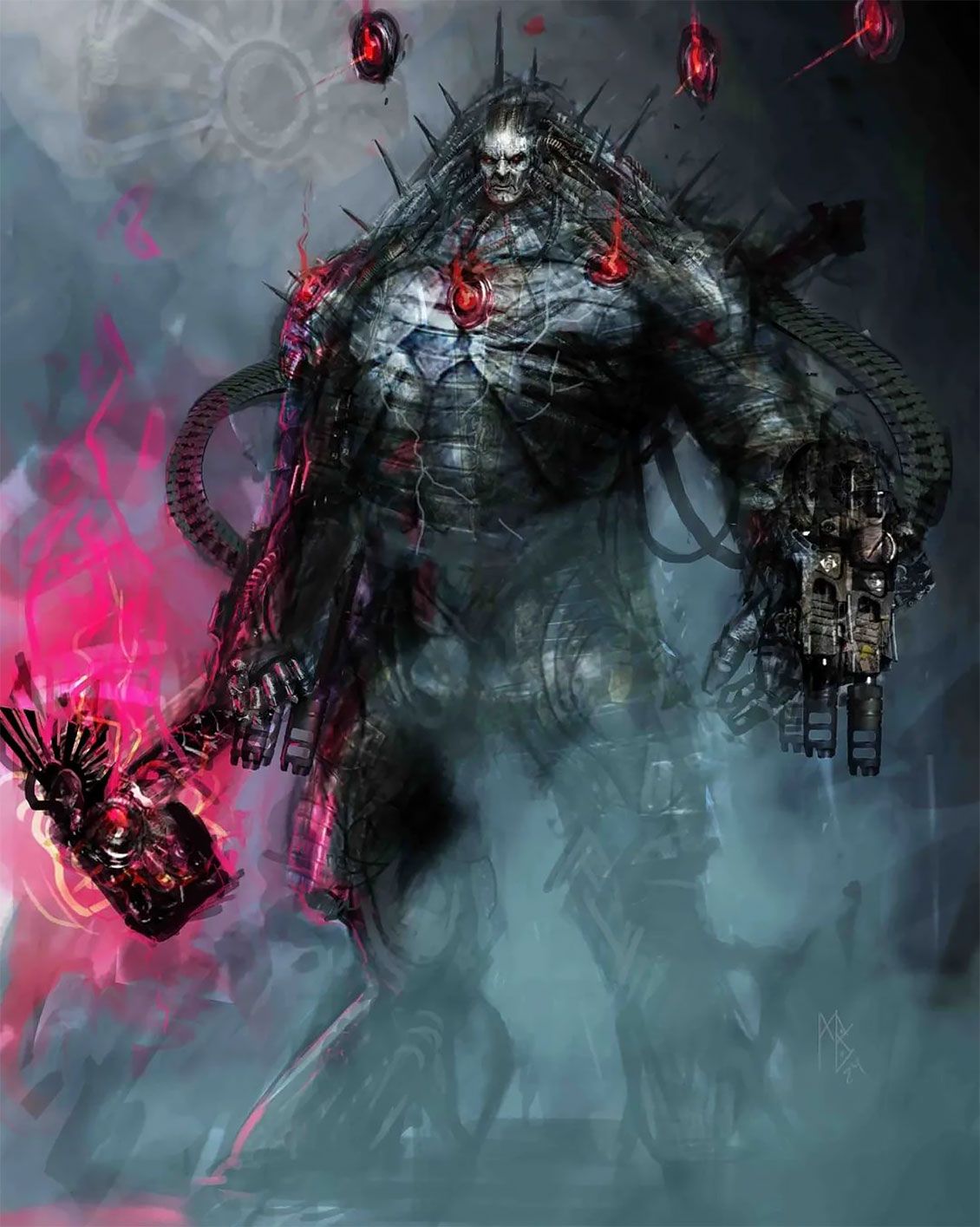 1130x1415 Perturabo Warhammer 40K Artwork