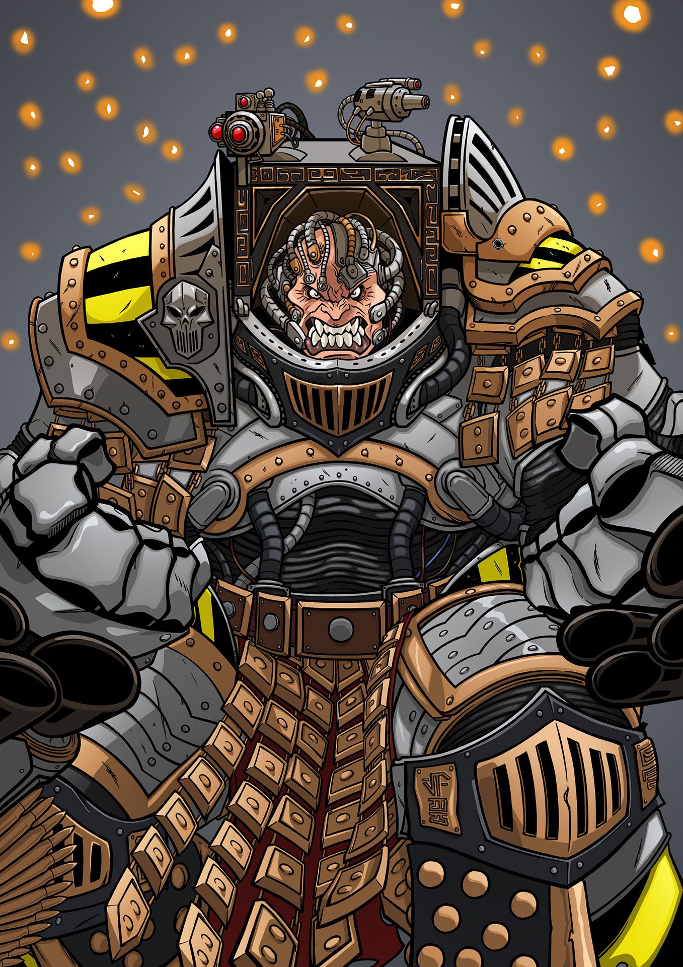 1357x1920 Perturabo Warhammer 40K Artwork