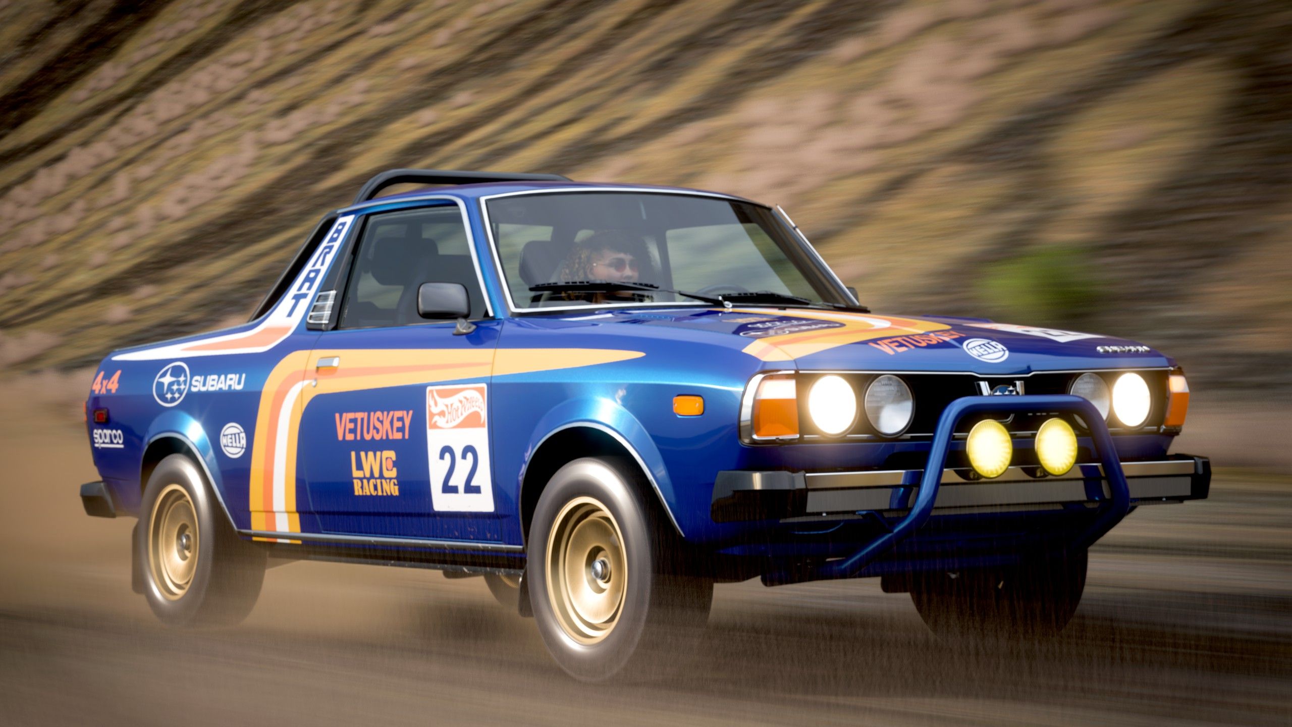 2560x1440 Subaru Brat Wheels Theme