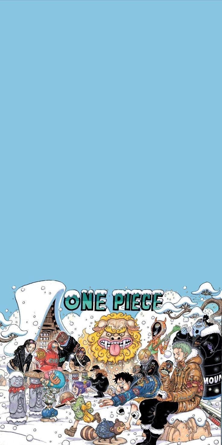 736x1472 One piece christmas phone wallpaper. Phone background one piece, Ios 16 wallpaper one piece, Wallpaper iphone one piece