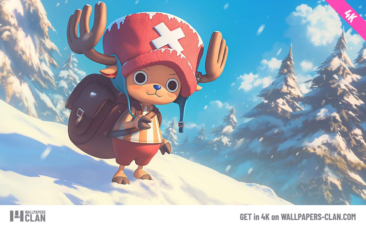 1536x955 Tony Tony Chopper One Piece Winter Desktop Wallpaper in 4K