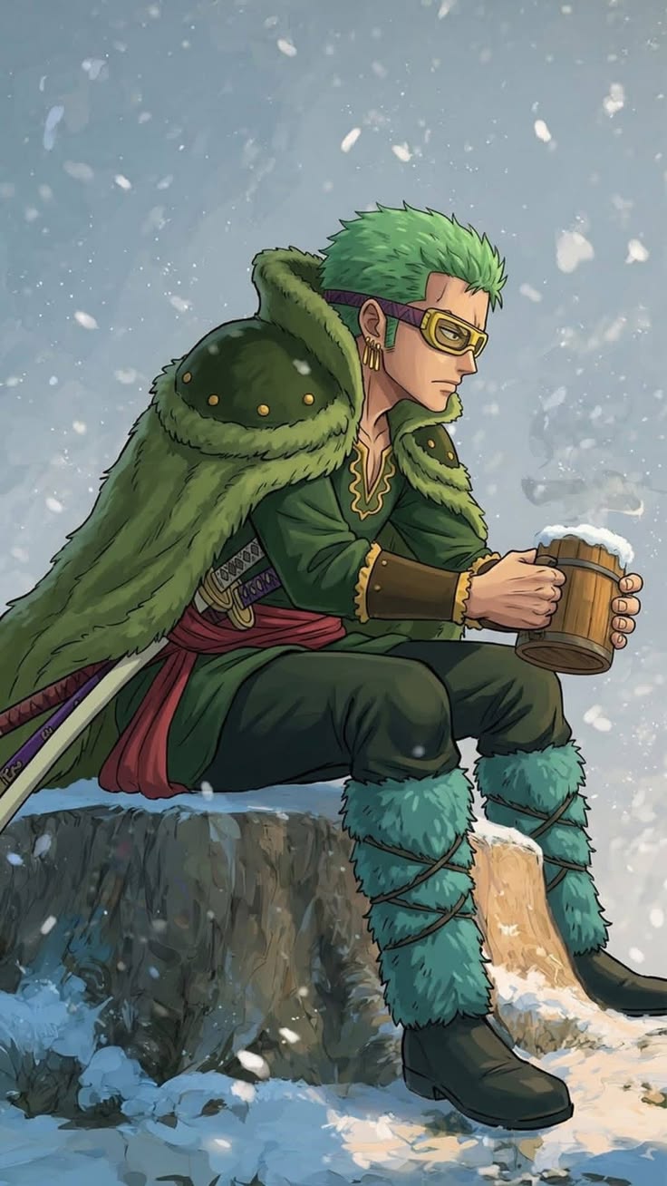 736x1308 Law one piece wallpaper winter. One piece cosplay, Zoro one piece, One piece drawing