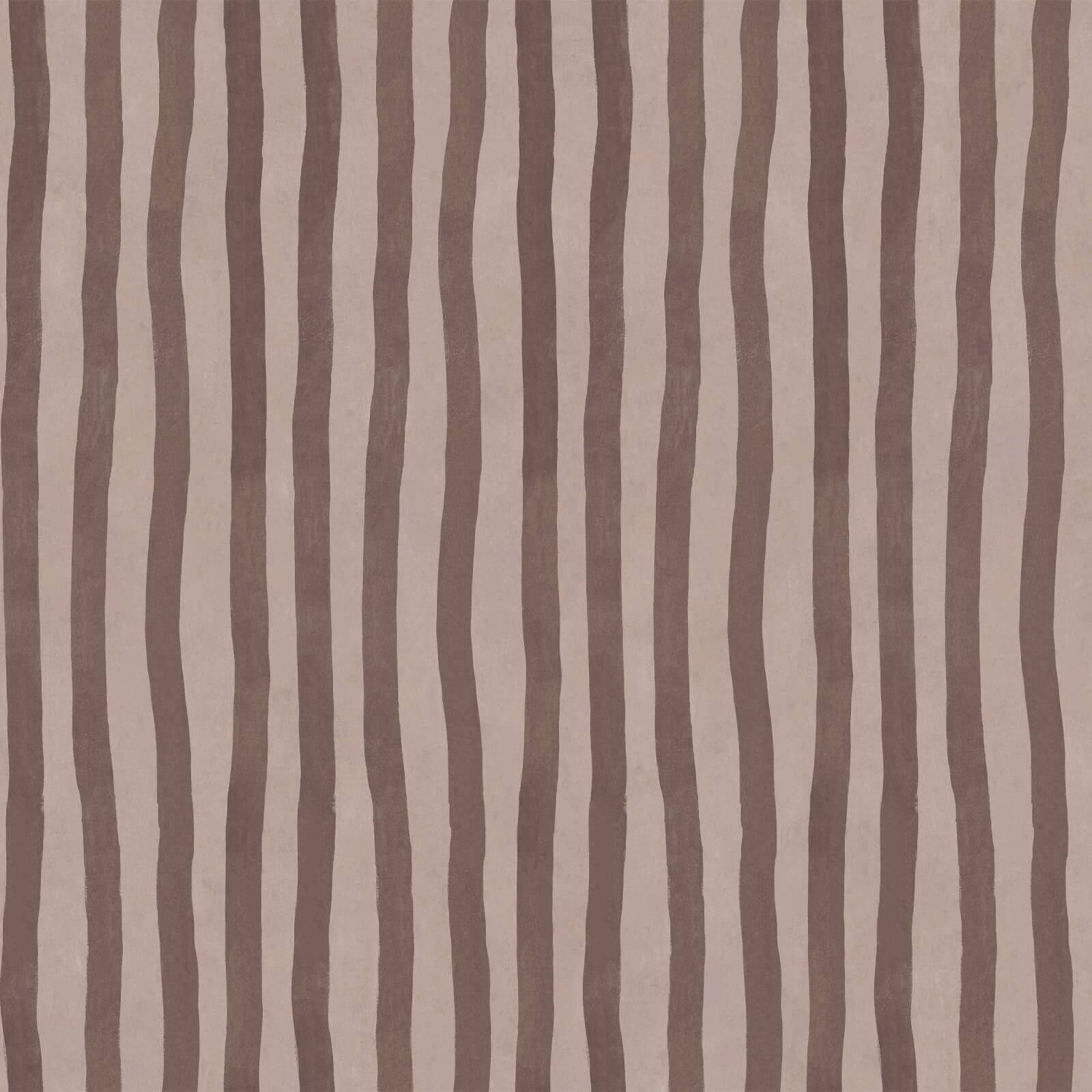 1600x1600 Artist's Stripe Wallpaper. Hand Drawn in Bright & Light Green Tones