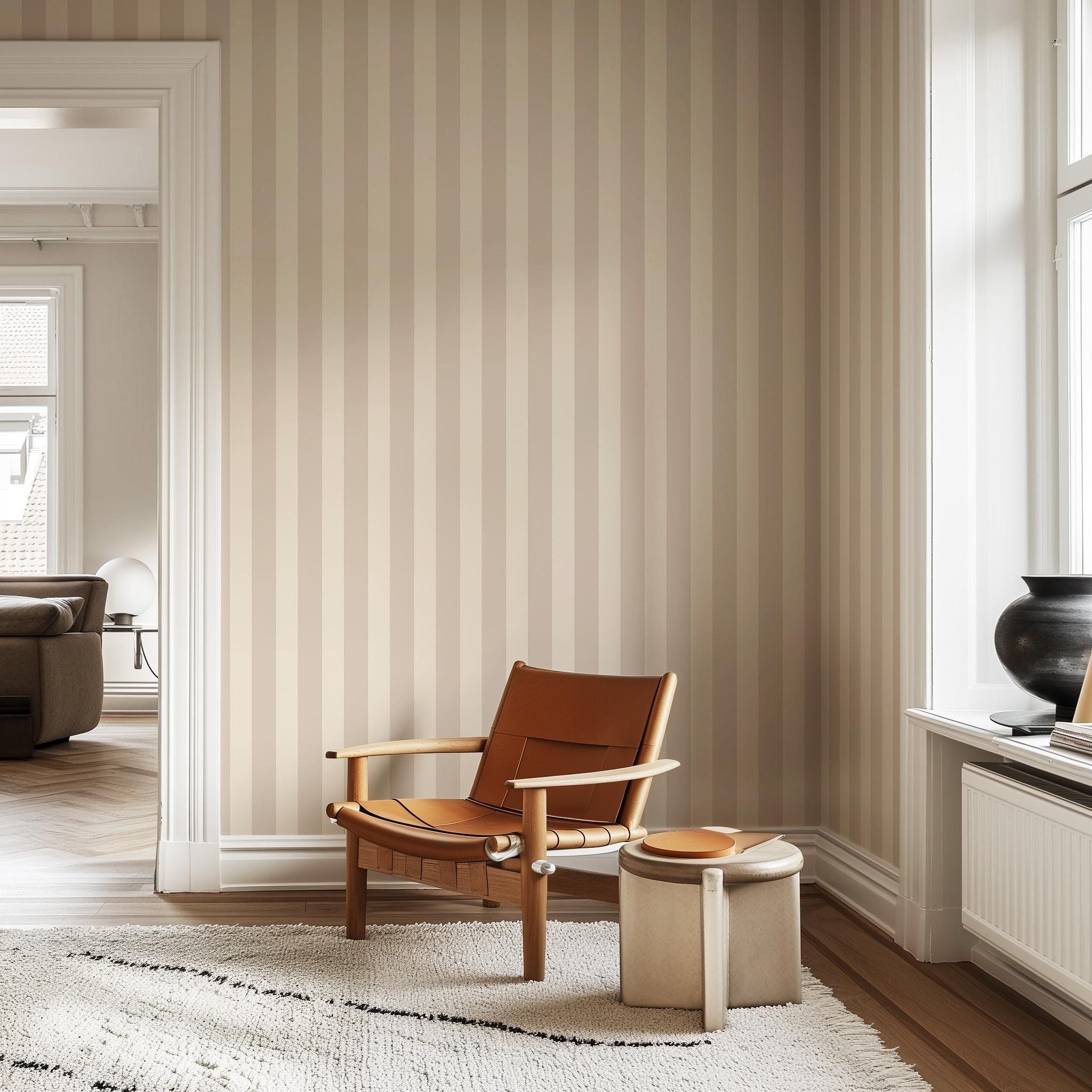 2048x2048 Perfect Stripe, neutral stripe wallpaper, removable peel & stick and traditional options available. Classic stripe pattern wallpaper