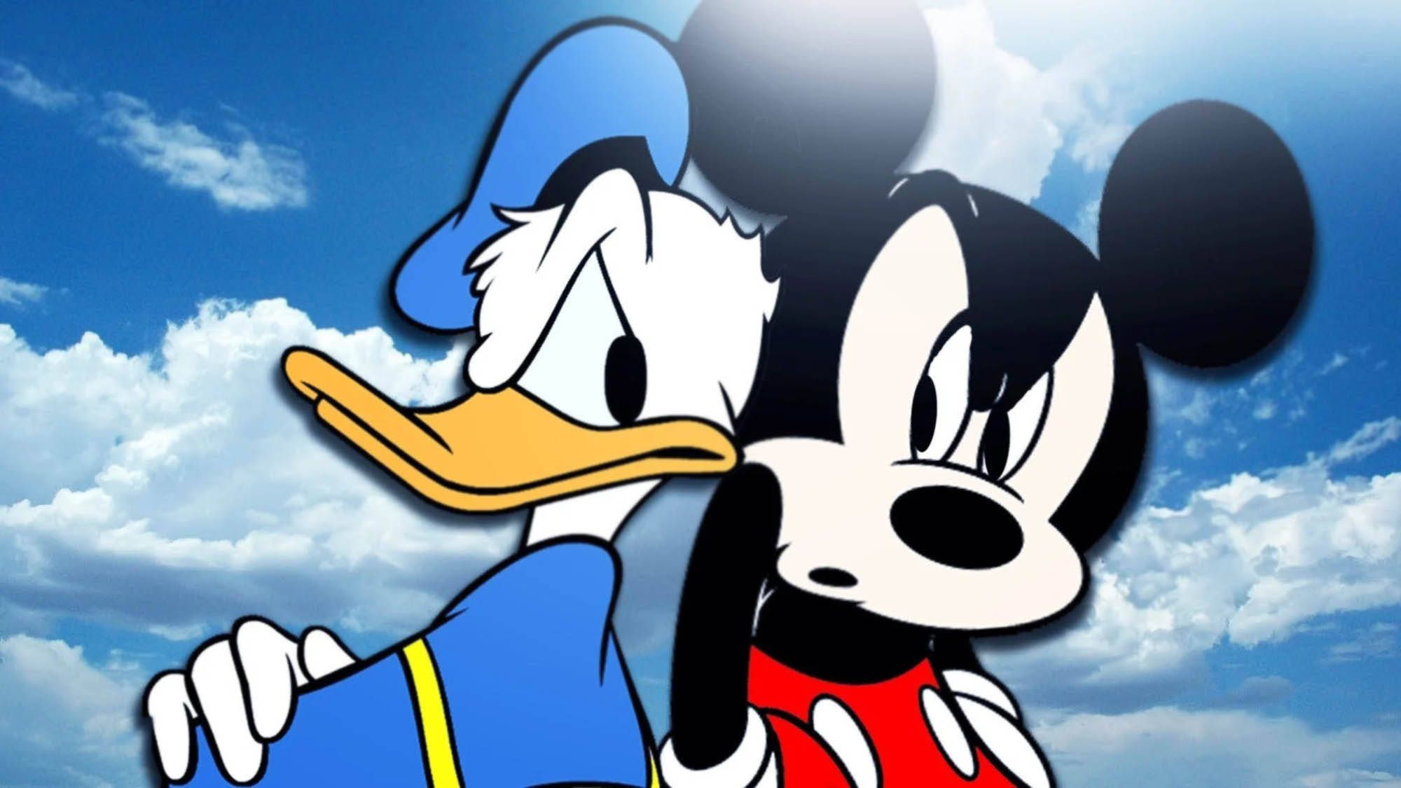 2000x1125 Download Angry Donald Duck And Mickey Wallpaper