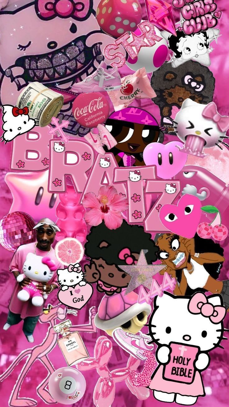 736x1308 Baddie Hello Kitty iPhone Wallpaper