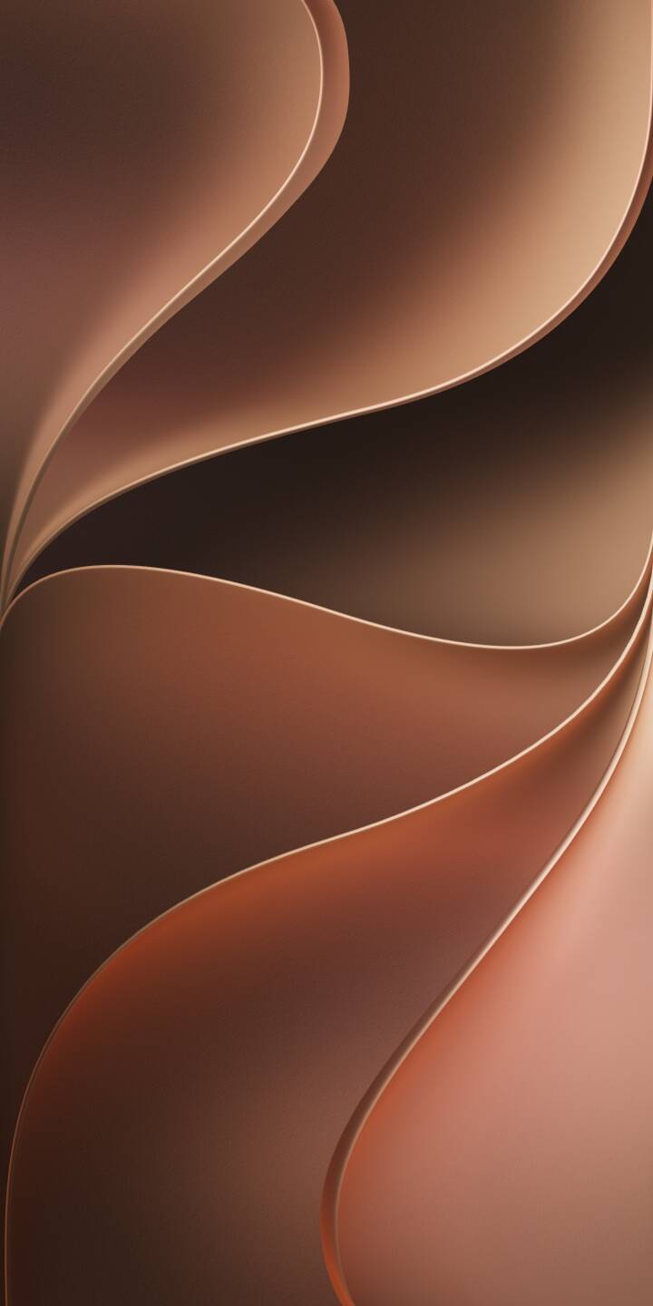 720x1440 iOS 27 Elegant Sepia Curves 4K