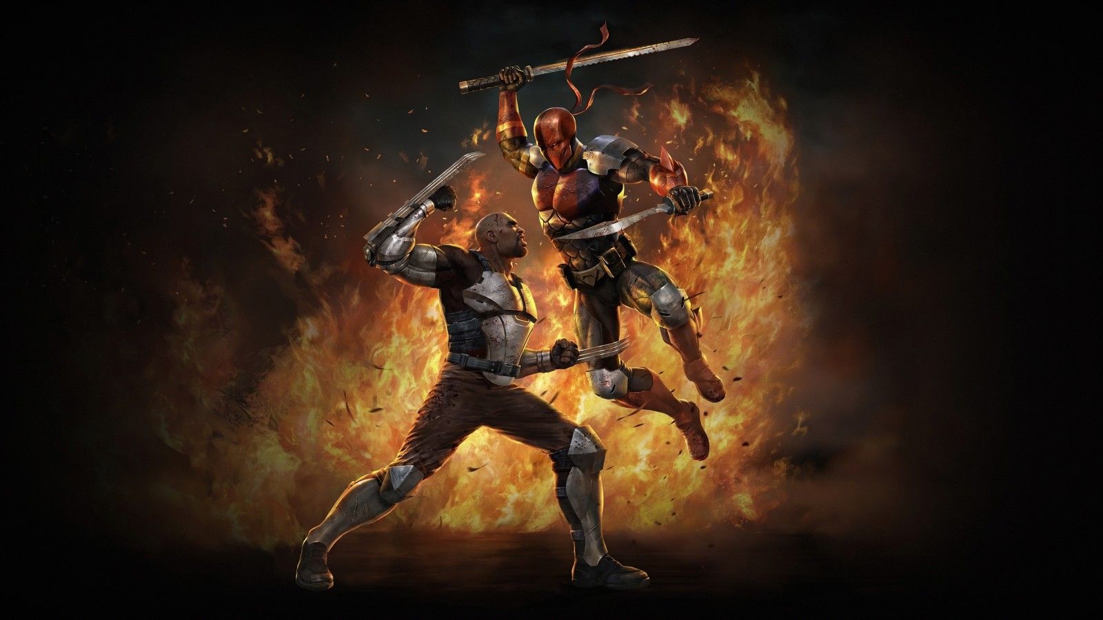 1600x900 Bronze Tiger DC Comics Deathstroke Slade Wilson 4K 5K HD Deathstroke Knights & Dragons Wallpaper