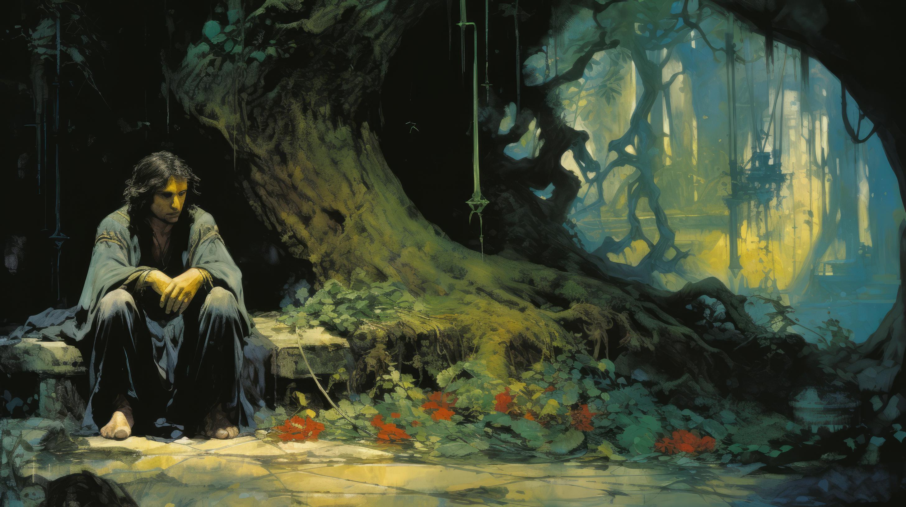 2912x1632 1983 Dark Fantasy Concept Art [2912x1632] AI