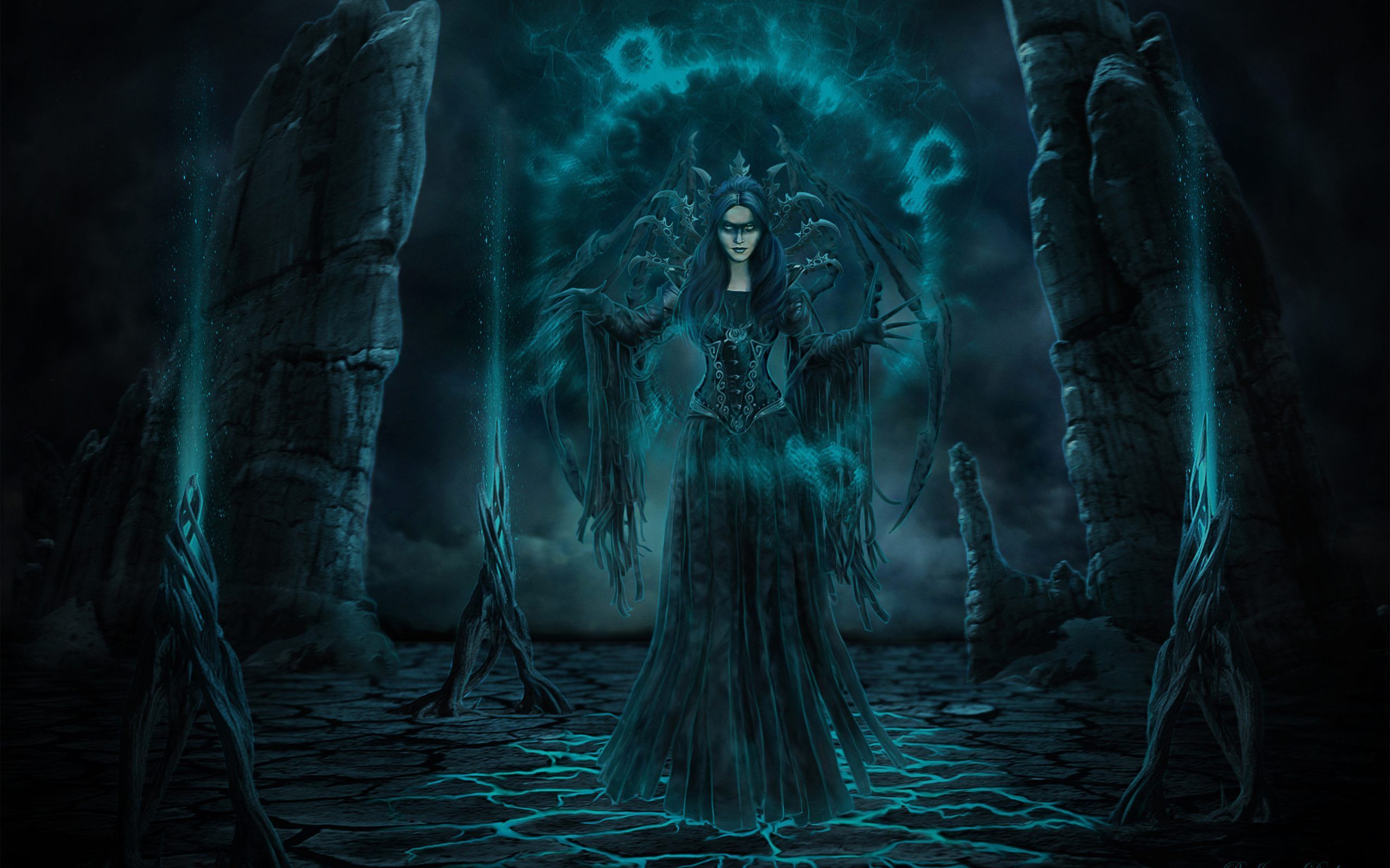 2560x1600 4k Dark Fantasy Desktop Wallpaper