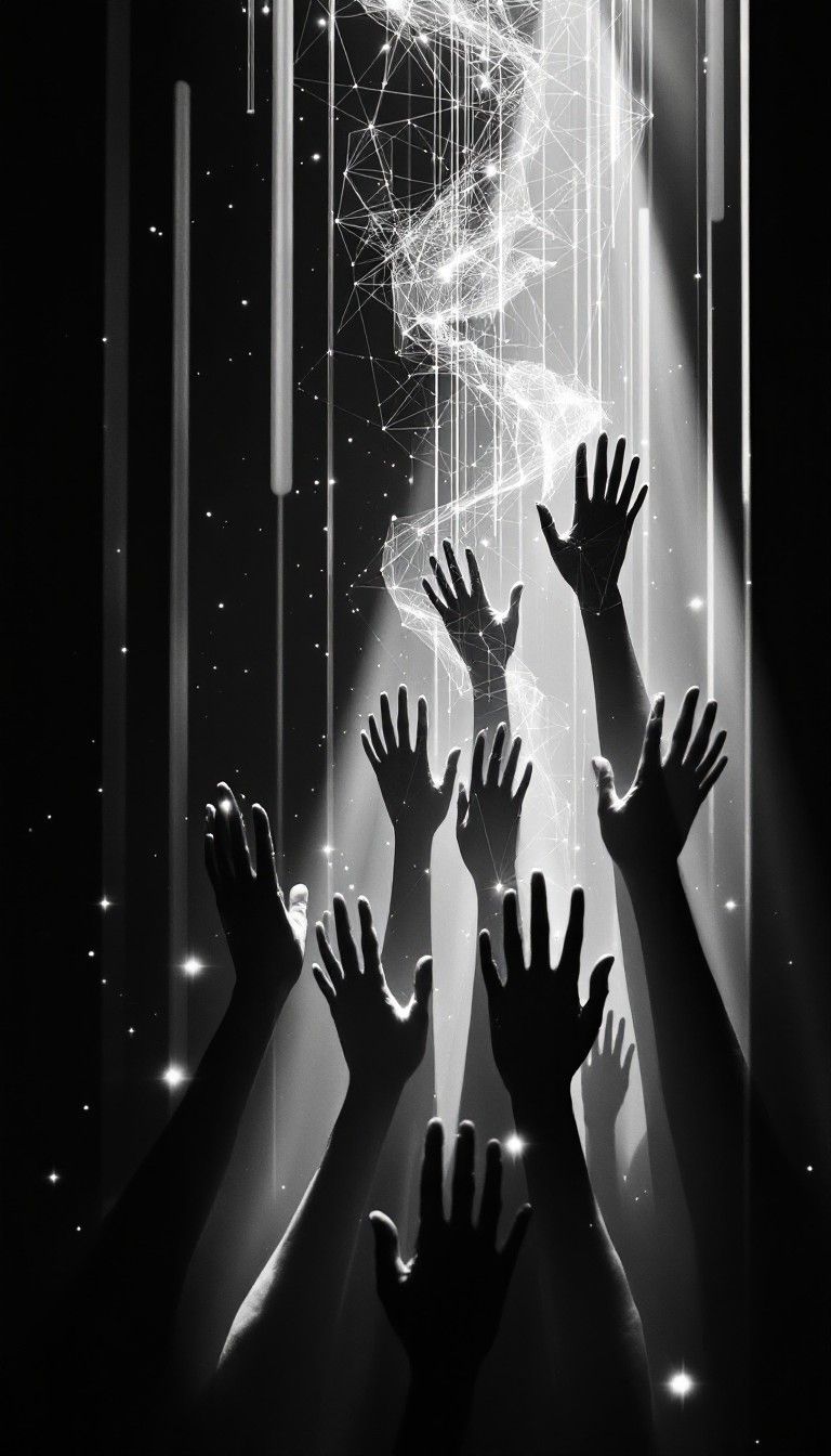 768x1344 Download Hands Reaching Upward Image, Light, Reaching
