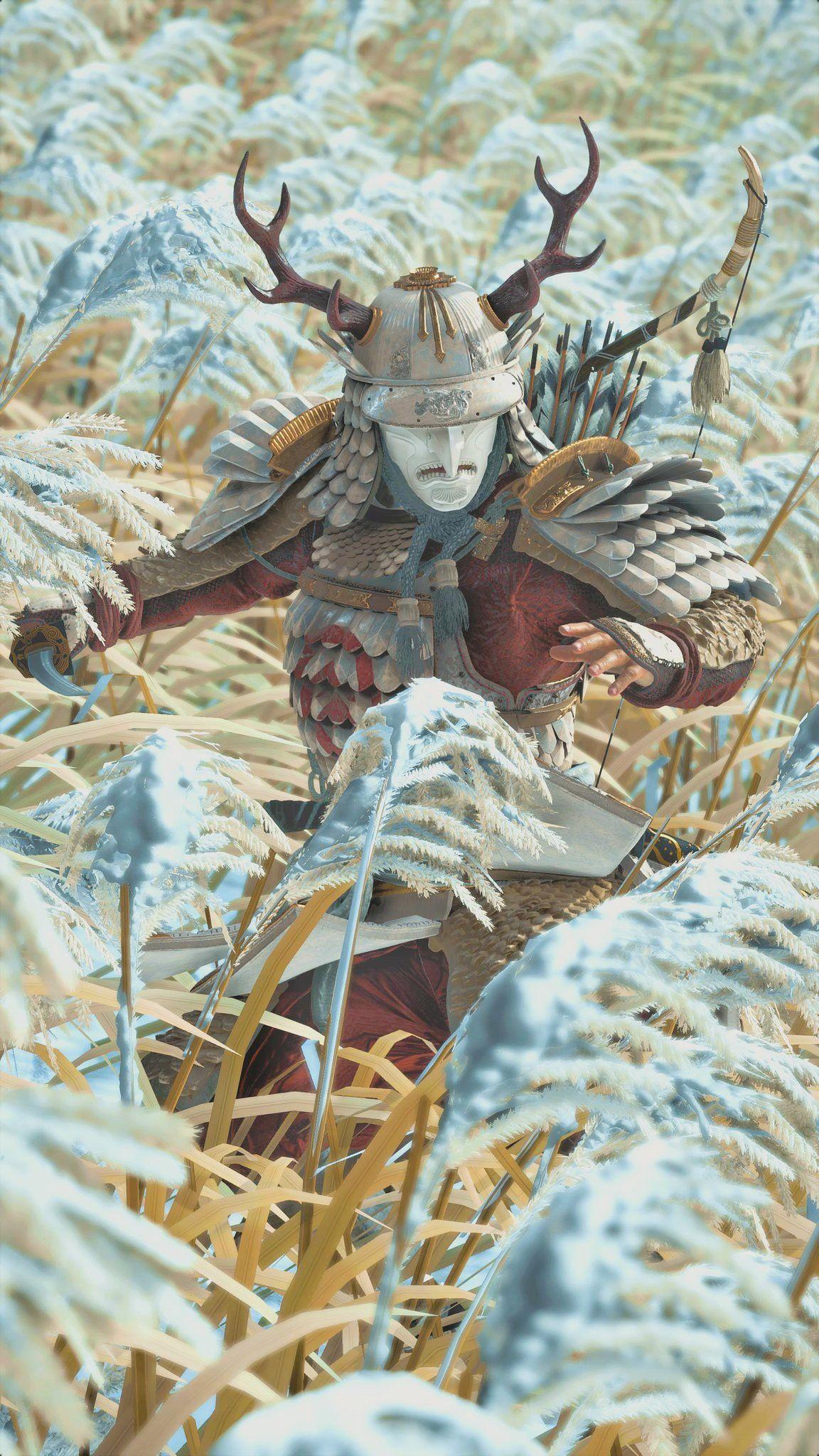 1152x2048 Ghost of Tsushima. Jin Sakai HD Wallpaper. Desenhos de anime, Figura de ação, Anime