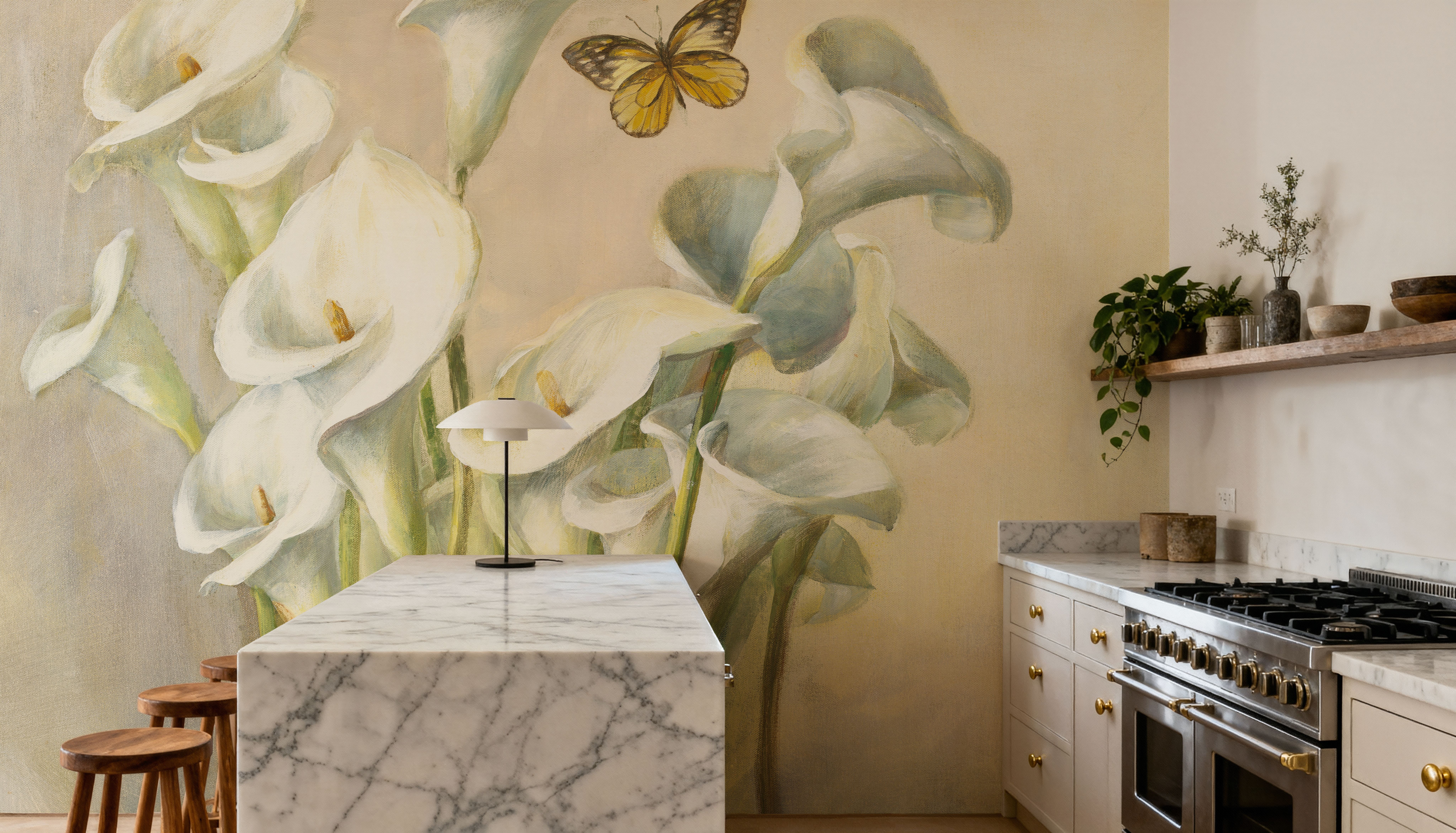 8192x4688 White Calla Lilies