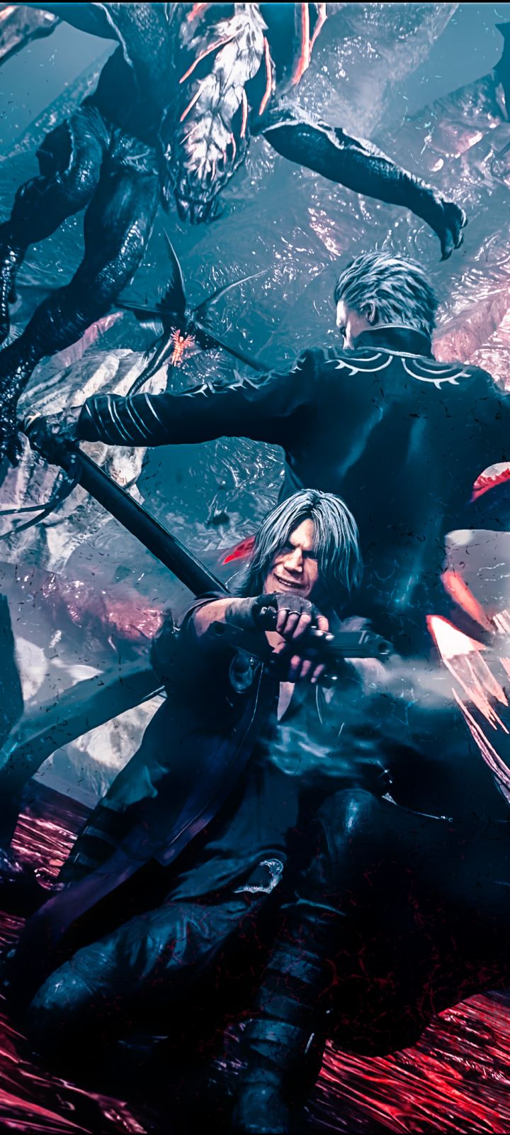 720x1600 Phone wallpaper: Vergil (Devil May Cry), Dante (Devil May Cry), Video Game, Devil May Cry 1183124