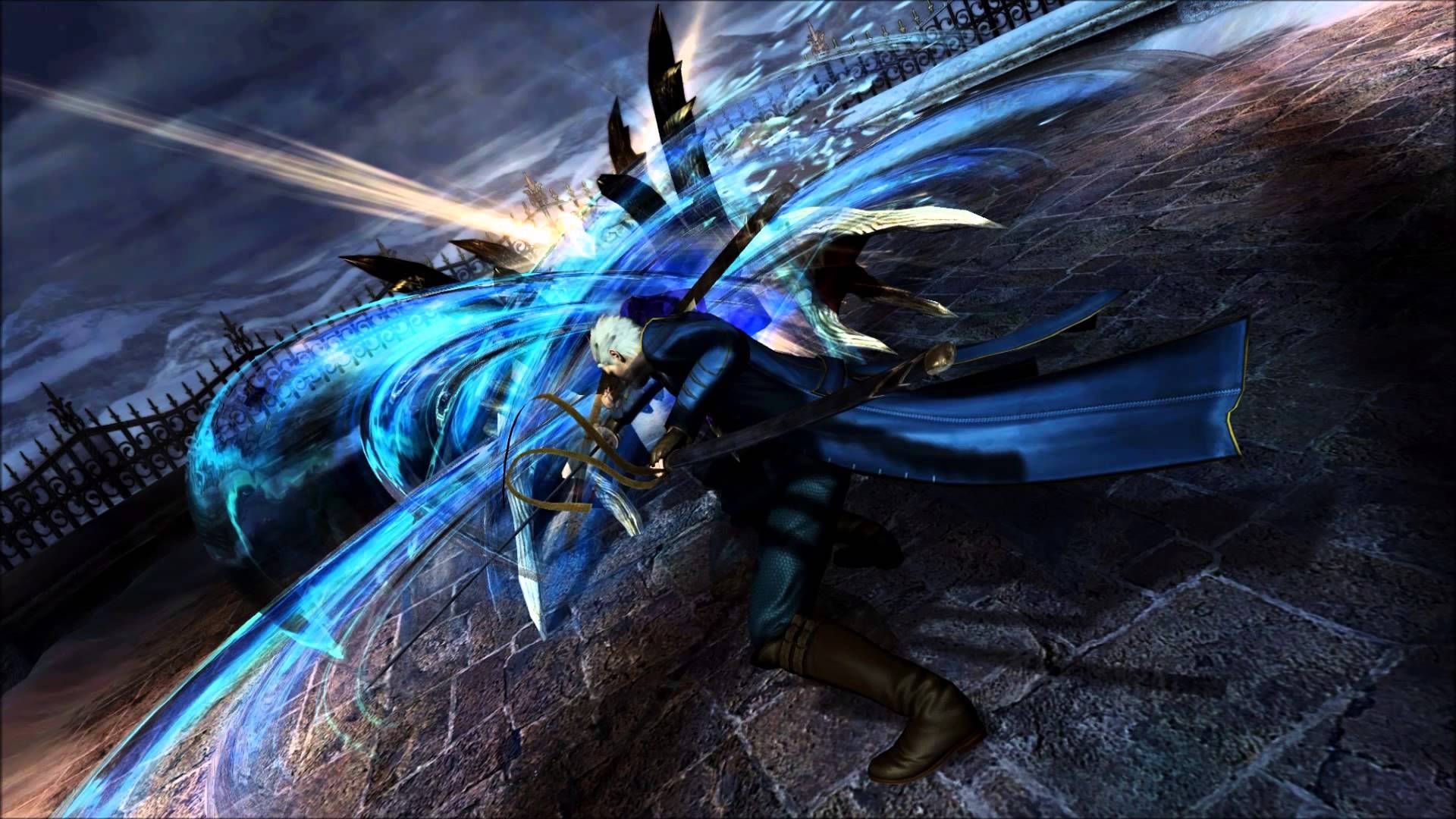 1920x1080 Download Vergil, the powerful demon hunter from Devil May Cry Wallpaper